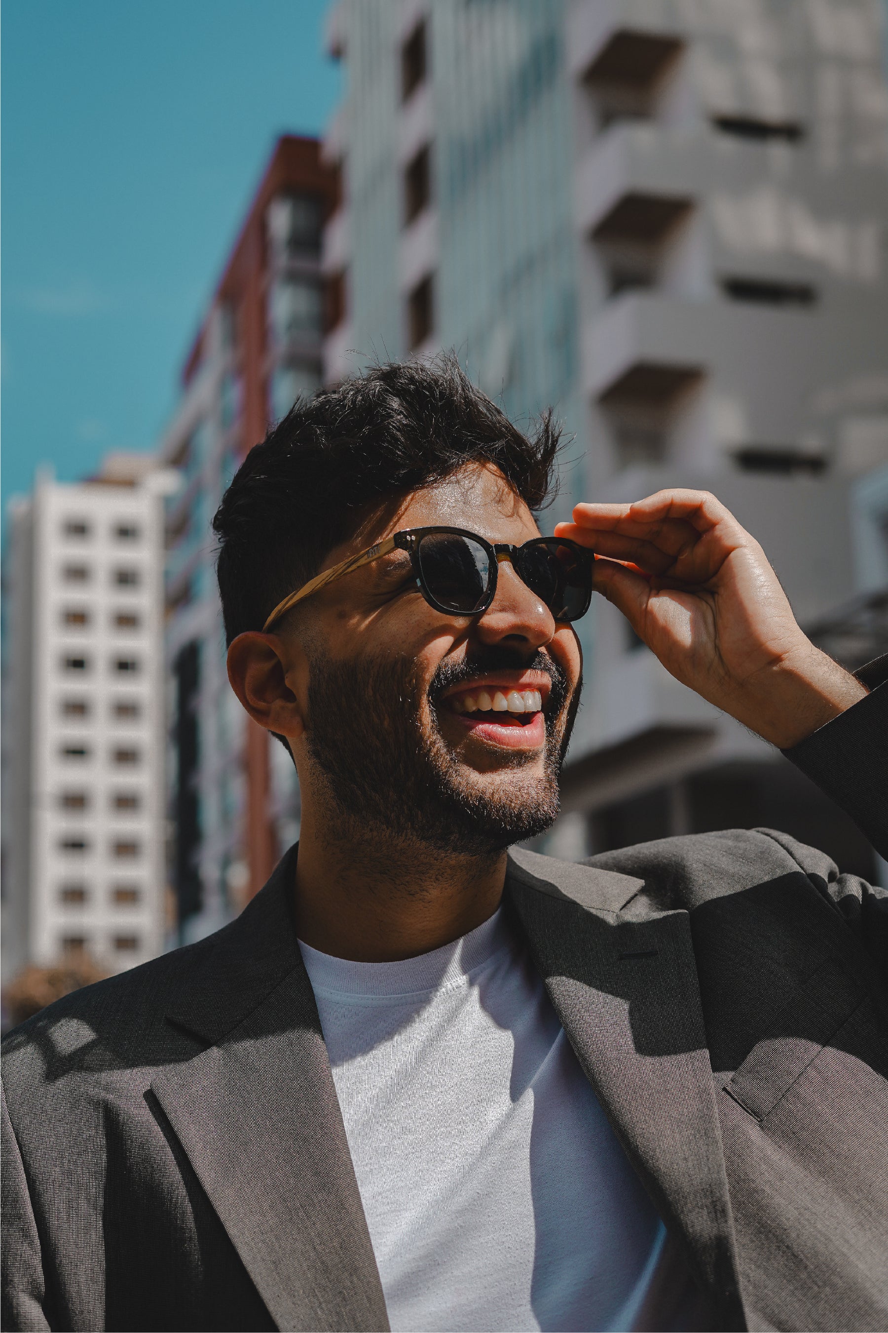 Black Wooden Sunglasses - INTI