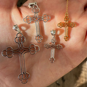 THE “BILLIE” CROSS PENDANT - SILVER
