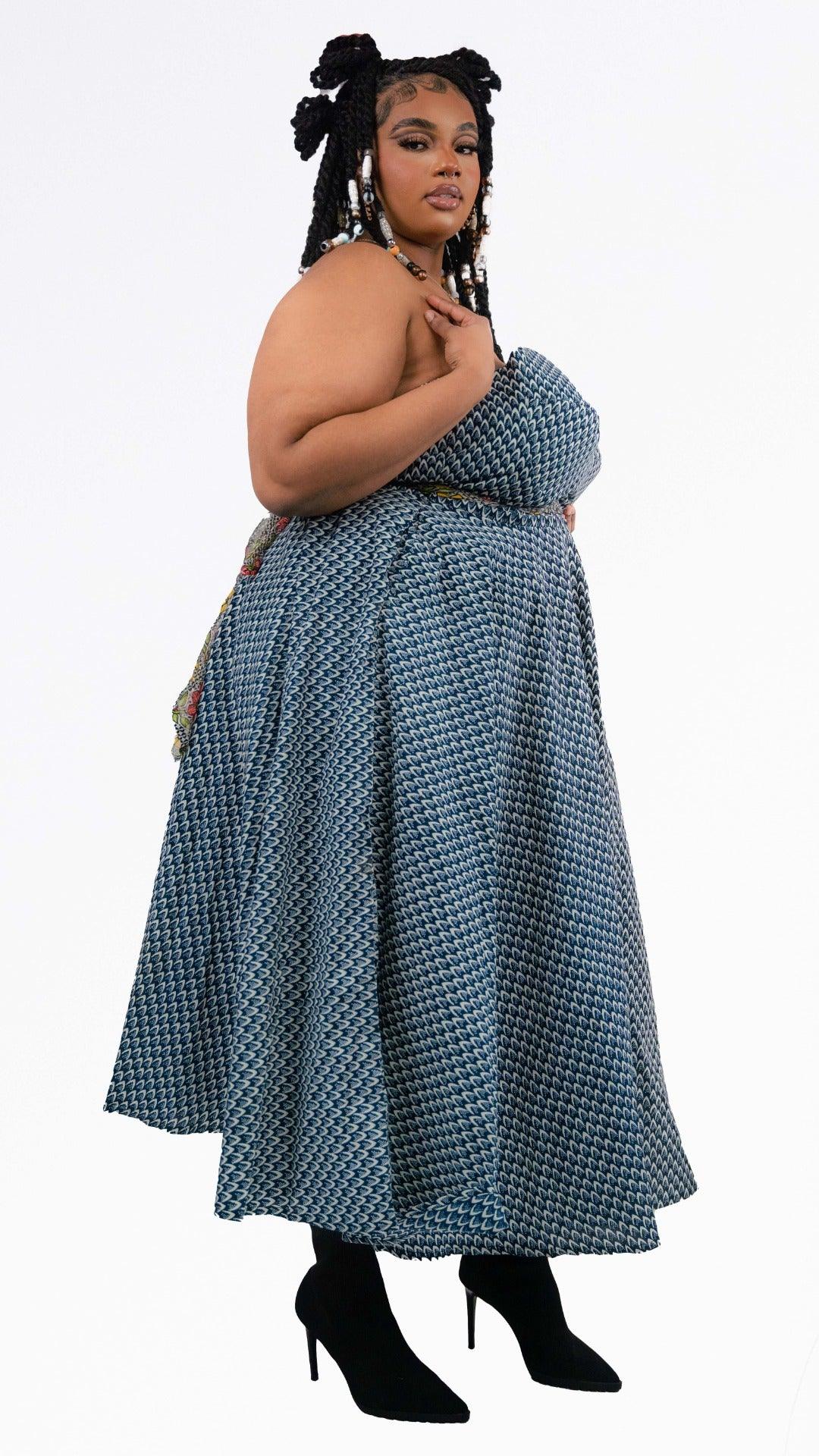 Obiageli Strapless Dress