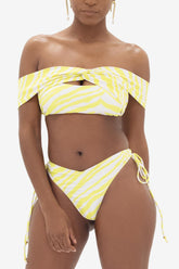 Zebina Swim Crop