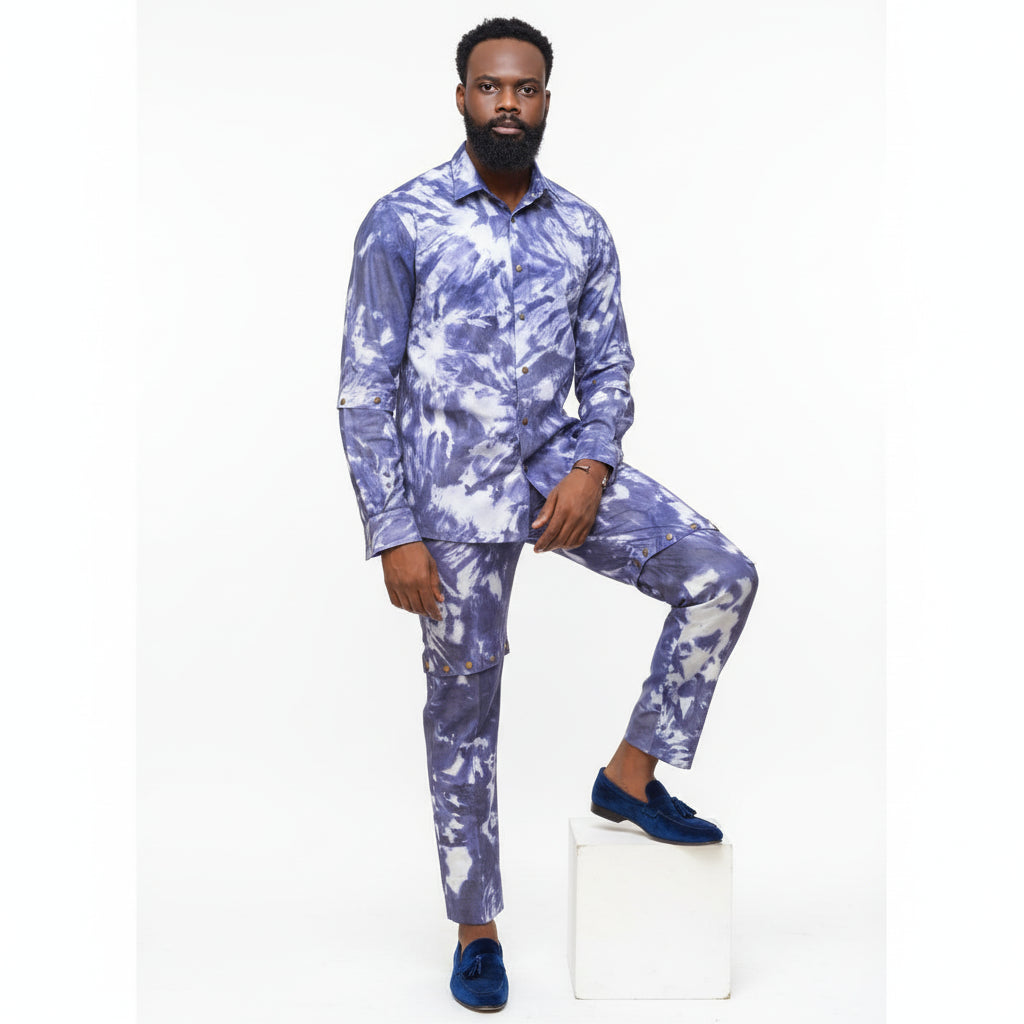 Luxe Unisex Indigo Transformer Set