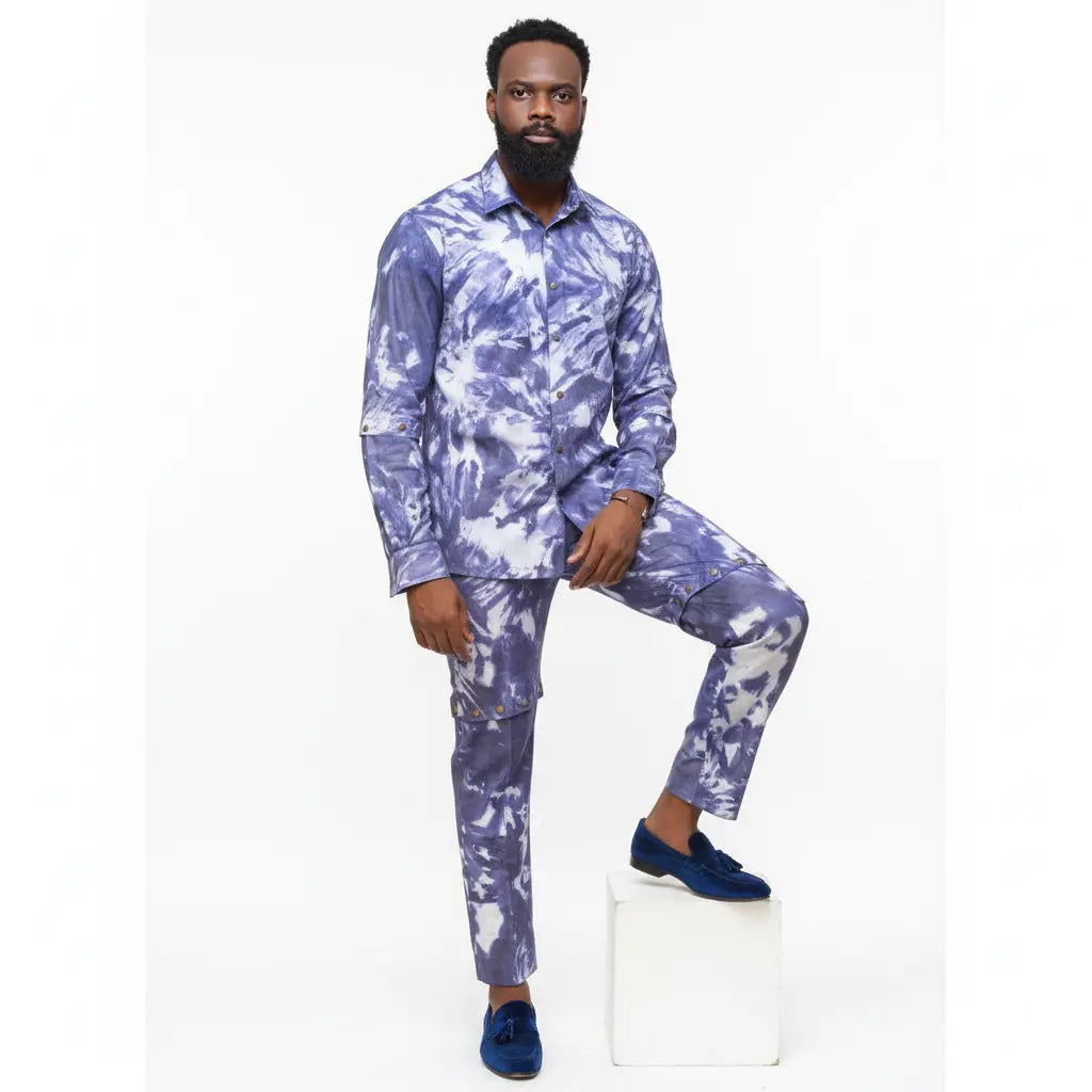 Luxe Unisex Indigo Transformer Set