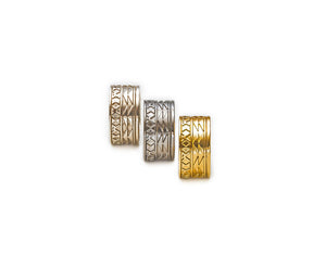 Kenzie African Wax Print Fabric Ring