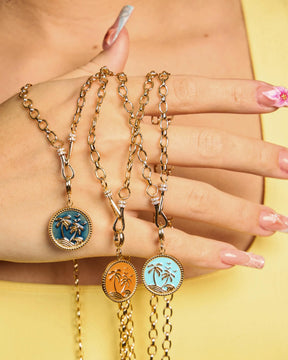Island Belcher Charm Necklace