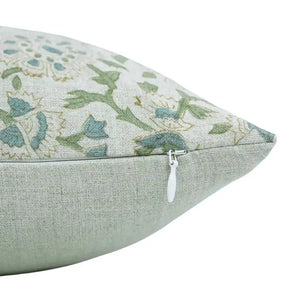 Bohemian Hand-Carved Stylish Handmade Design Printed Pure Linen Pillow Cover - Puhspalata