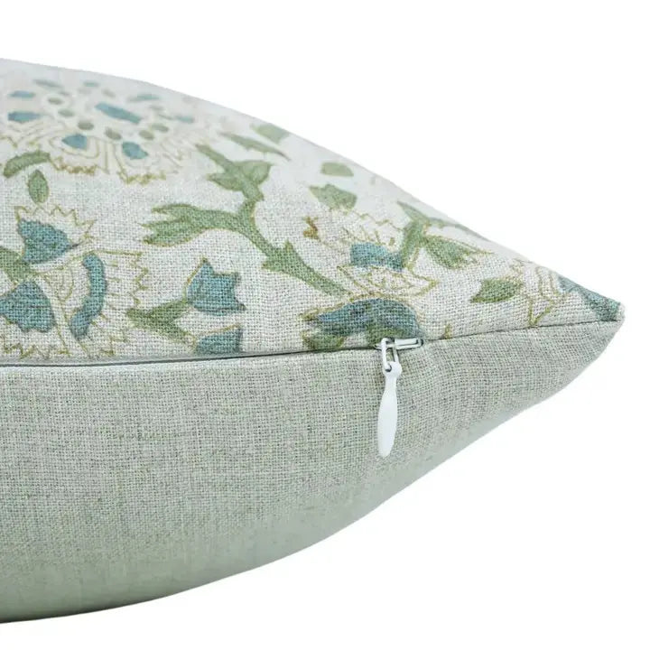 Bohemian Hand-Carved Stylish Handmade Design Printed Pure Linen Pillow Cover - Puhspalata