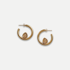 Knot Hoop Earrings