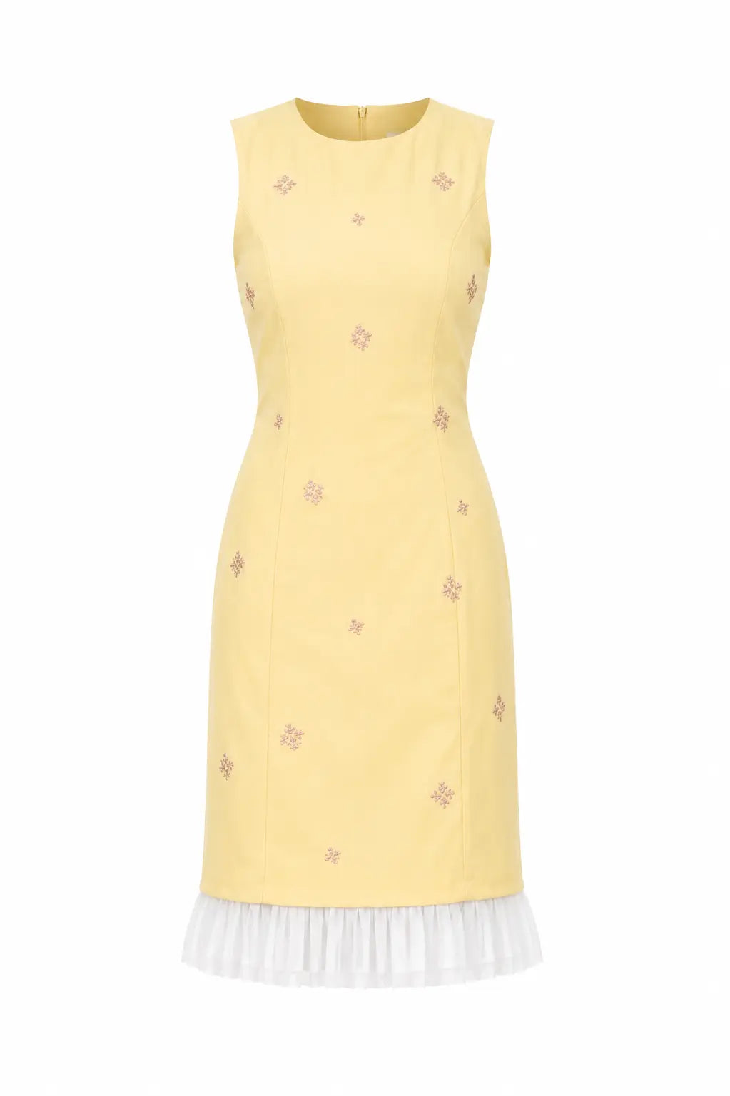 Sparkle Shift Dress - Baby Yellow