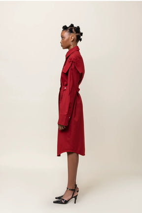 Belted Shirt Dress