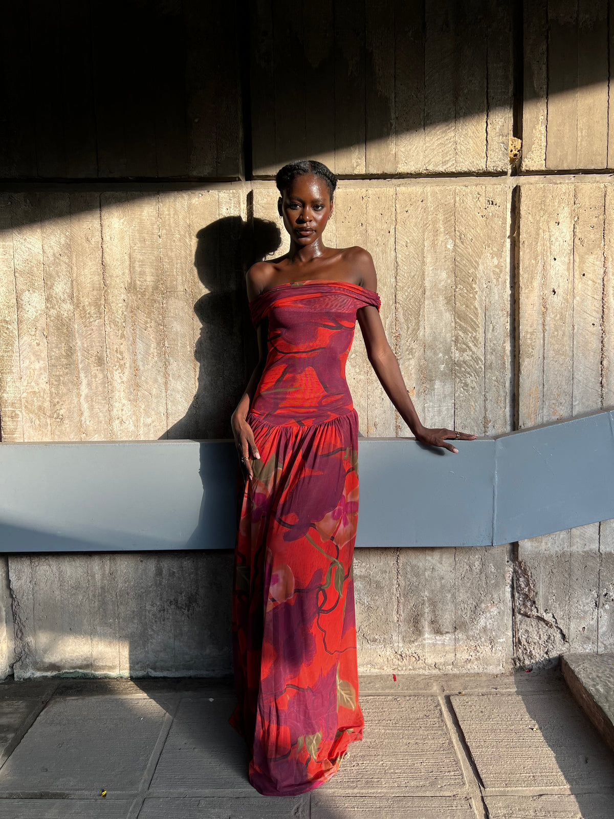 MONI DRESS- ORANGE CALA