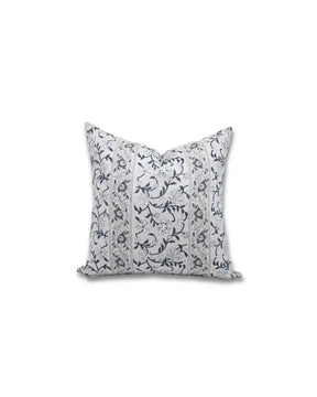 Home Decor Hand-carved Block Printed Pure Linen Cushion Cover - Aradhana