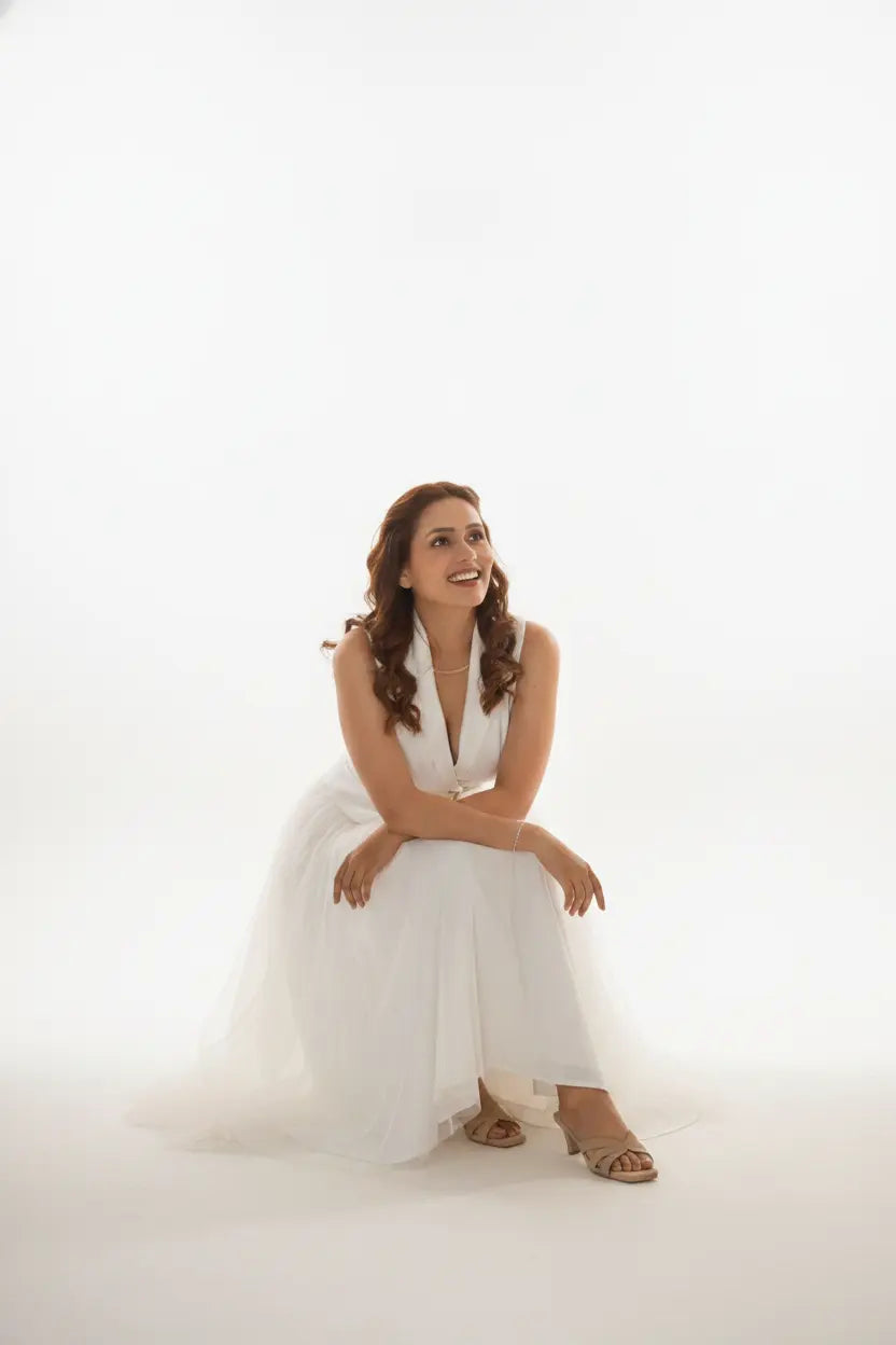 Ivory On Ivory Skirt Set– Minimalist Grace