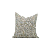 Traditional Indian Block Printed Pure Linen Pillow Cover- Kudrat