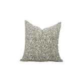 Traditional Indian Block Printed Pure Linen Pillow Cover- Kudrat