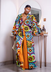 Ugolo African Ankara Print Kimono