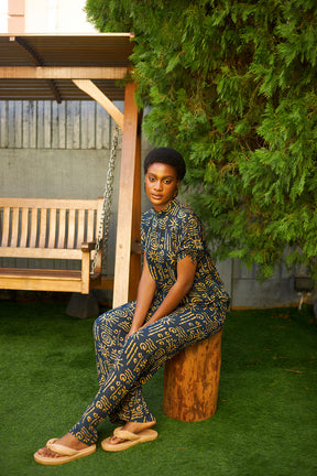 Anyanwu chiffon two-piece
