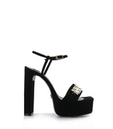 Elevated Petra Black Luxe Platforms