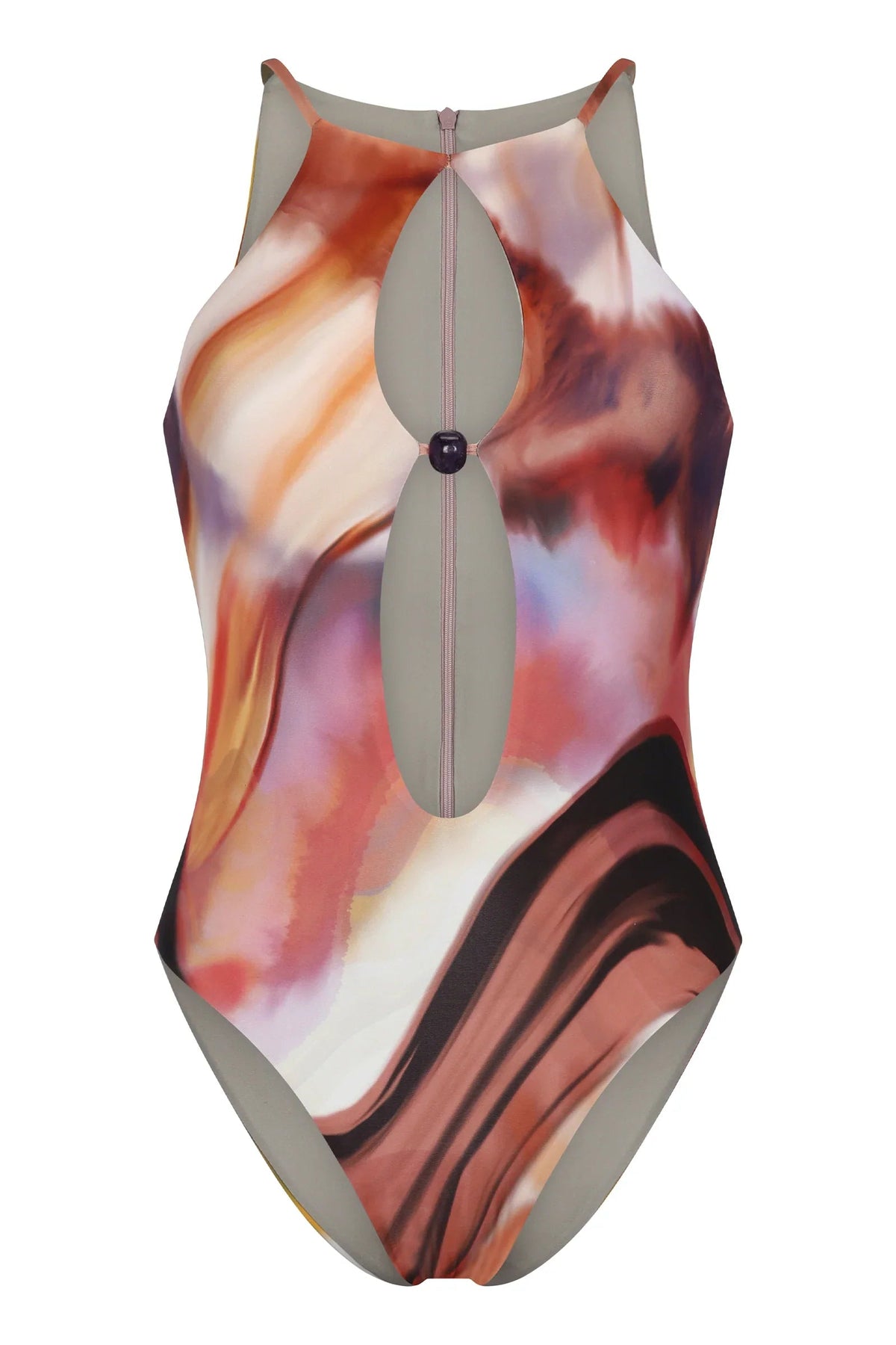 Bosque One Piece Print rosa