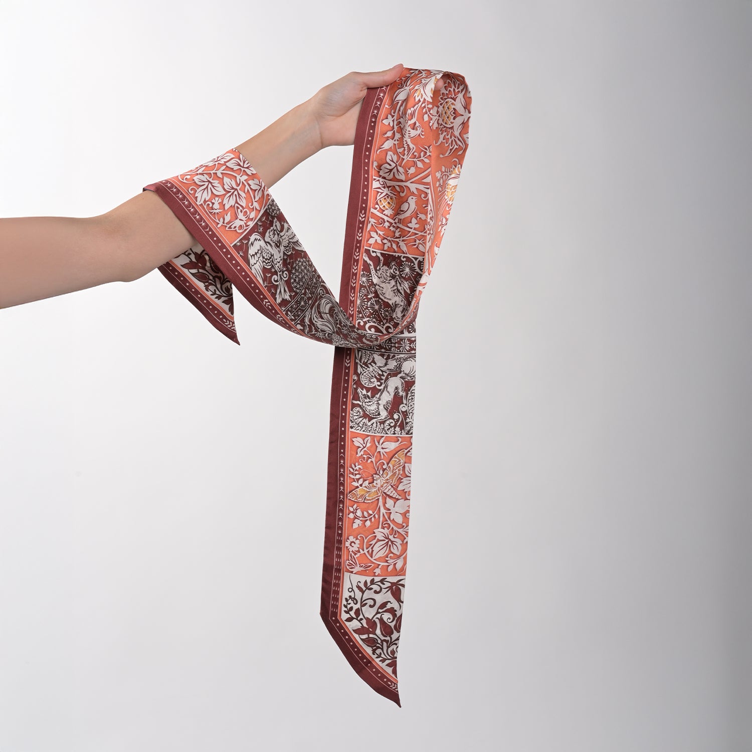 Tree of Life Silk Twill Scarf