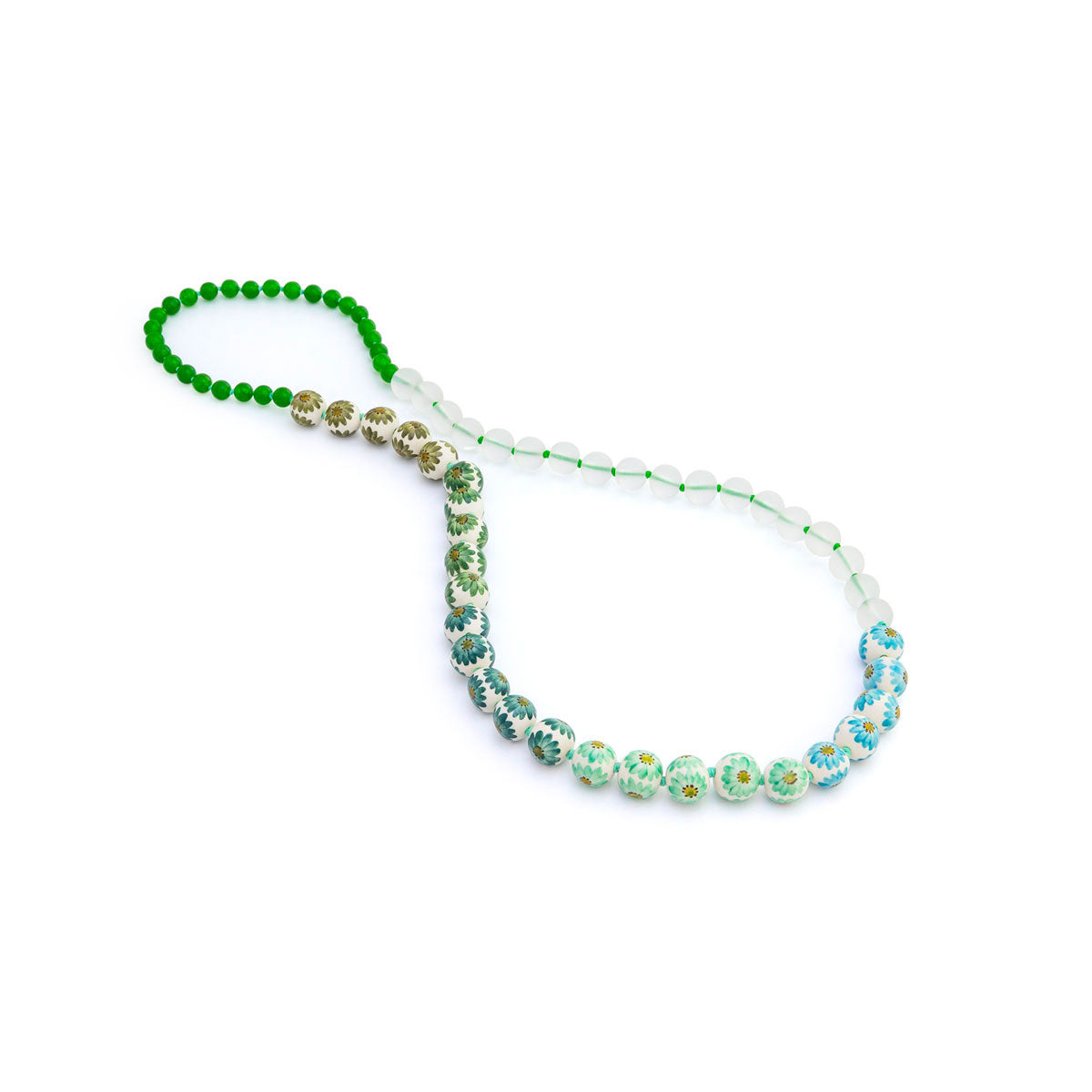 CARMEN Mini Ceramic Crystal Sphere Necklace