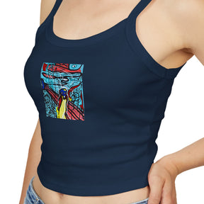 Colorful Art-Inspired Women's Spaghetti Strap Tank Top, Summer Fashion, Festival Wear, Perfect for Casual Outings, Gift for Art [...]