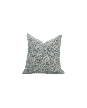 Decorative Handmade Beautiful Block Printed Pure Linen Pillow Cover- Amarbel