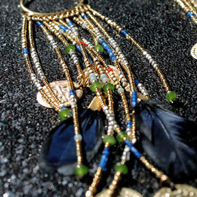 Aisyt - Gemstones Fringe Boho Earrings (Top Seller)