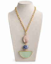 Arc Necklace (Blue)