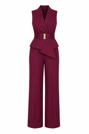 Wine Waist Coat & Trouser
