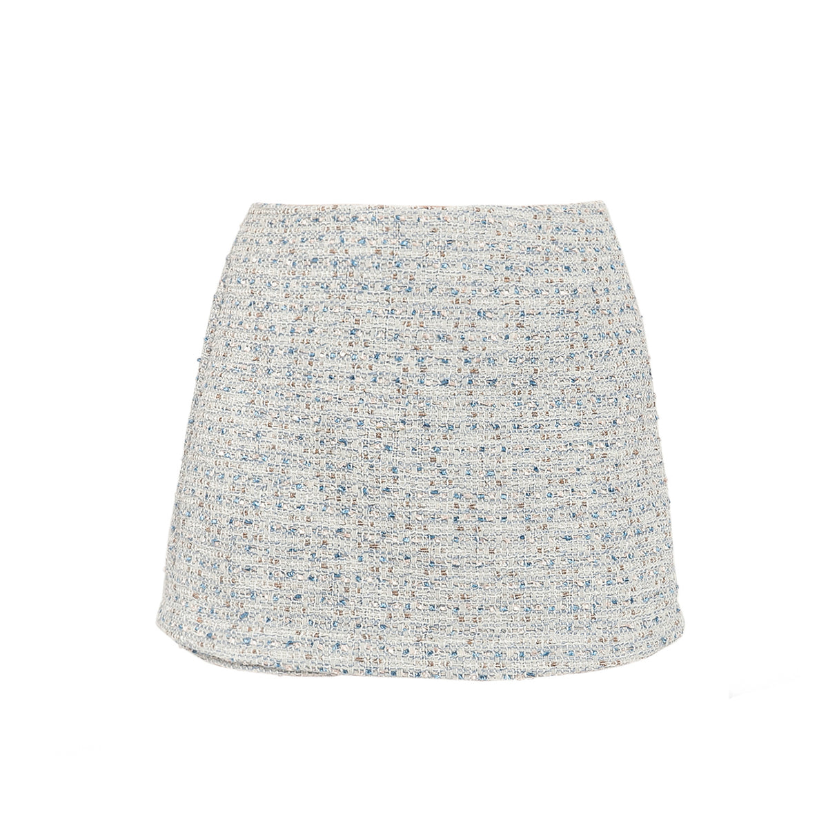 GLACIER BLUE TWEED SKORT