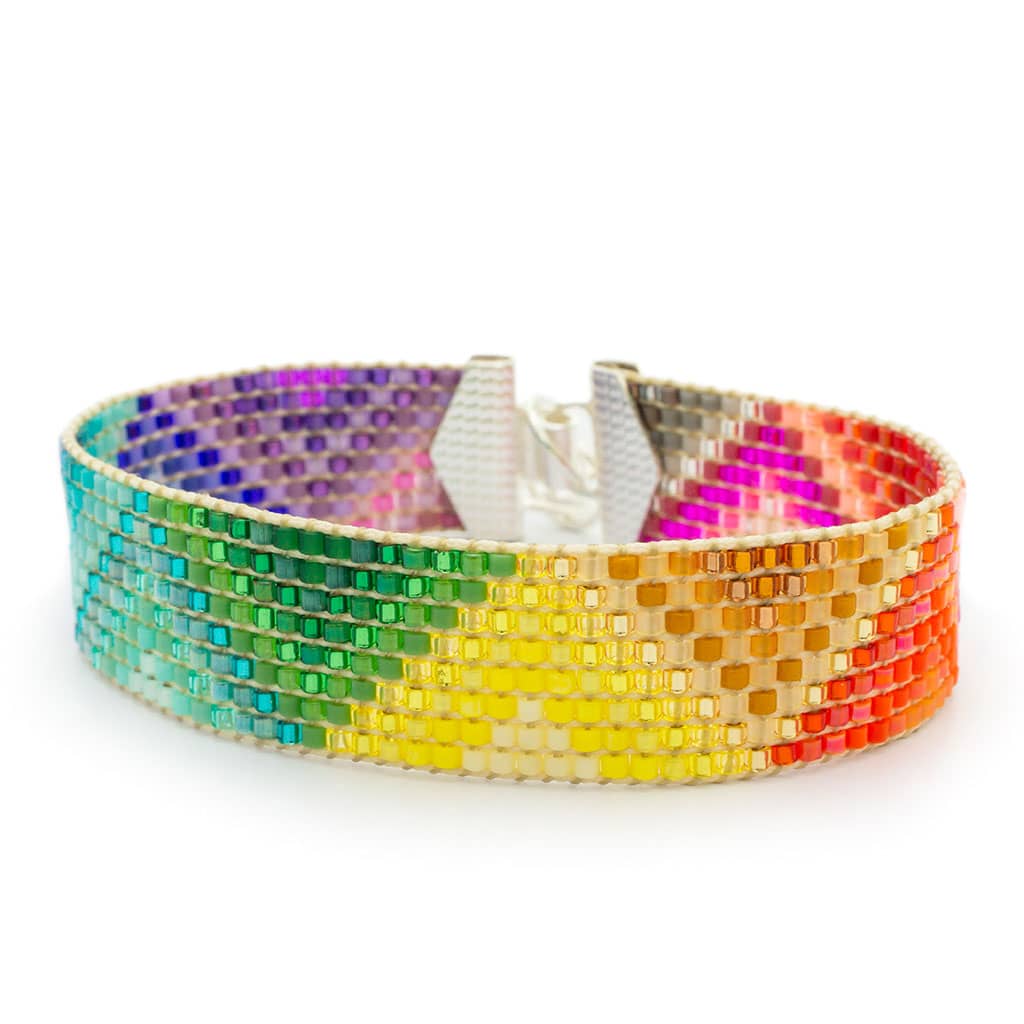 COLOR GEOMÉTRICO Miyuki Beaded Medium Bracelet