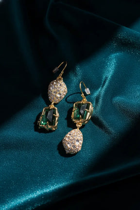 Crown Jade Earrings