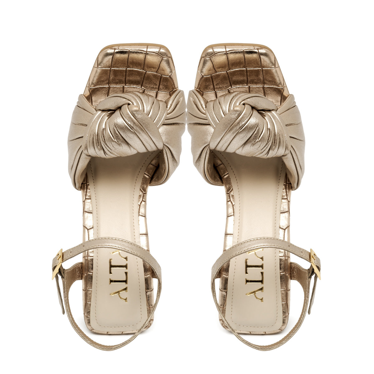 ALESSIA GOLD SANDALS