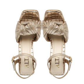 ALESSIA GOLD SANDALS