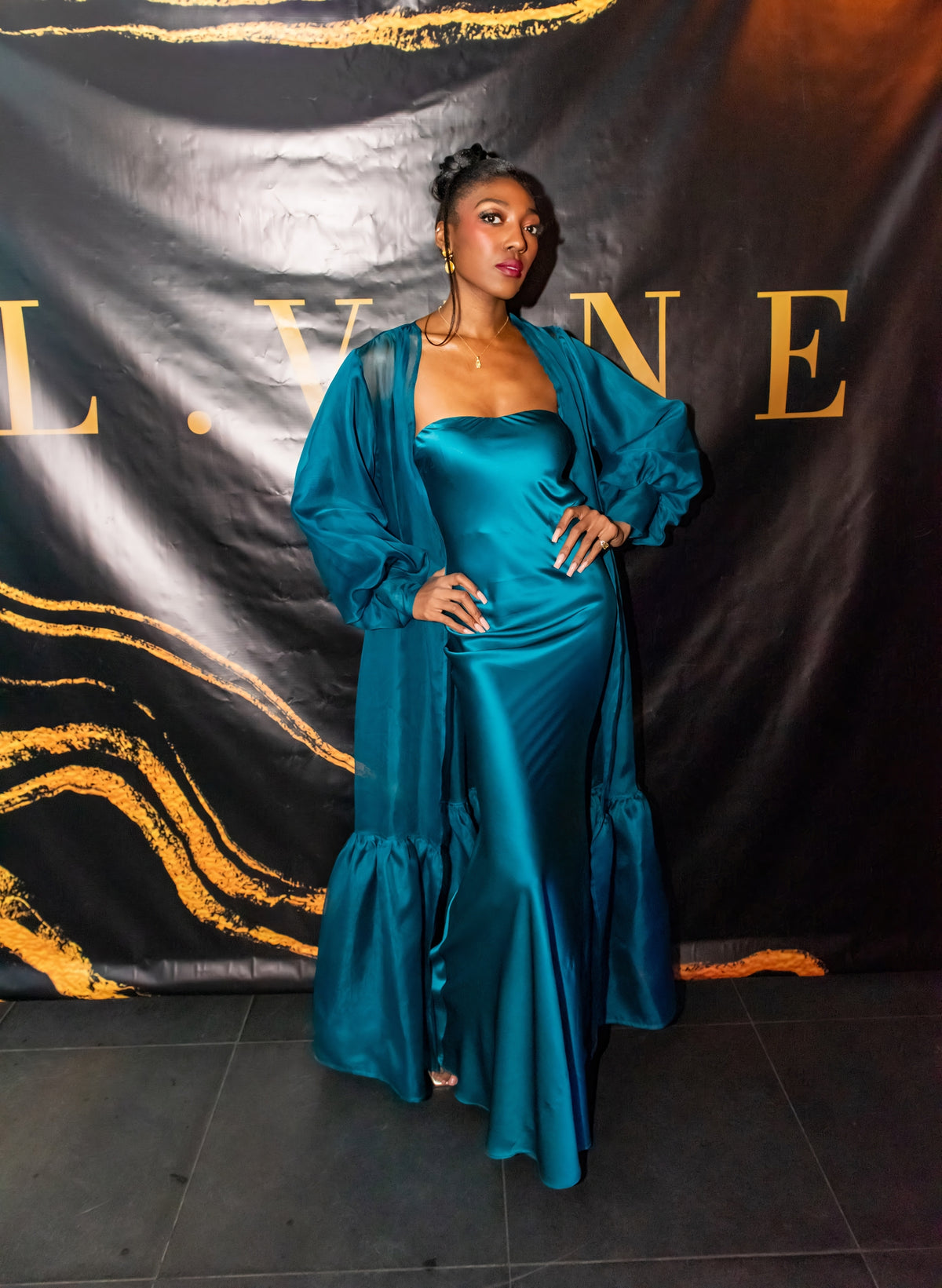 Grace Silk Organza Robe