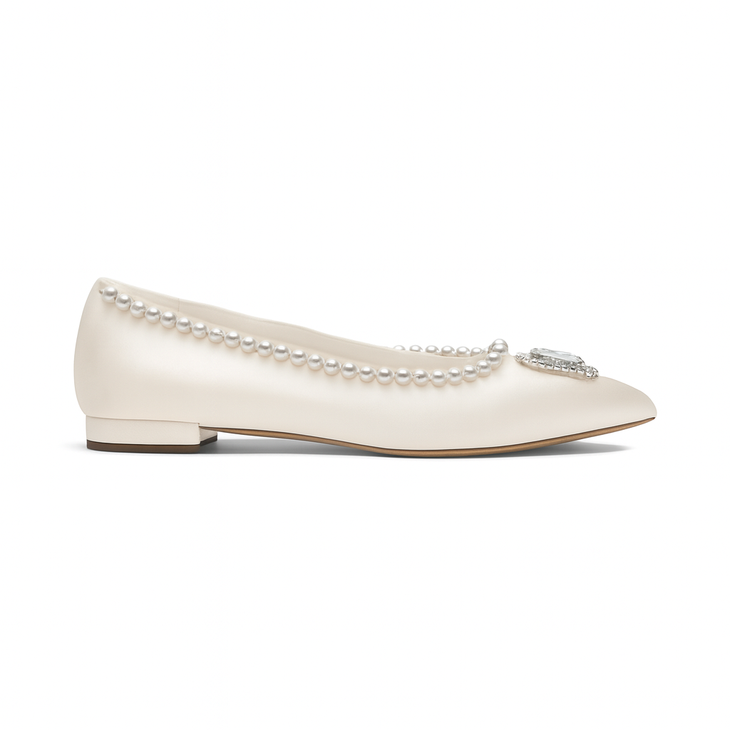 The Dame Pearl Ballerina Flat
