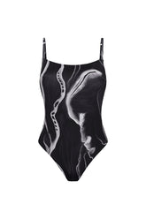 TIERRA One Piece Print Negro