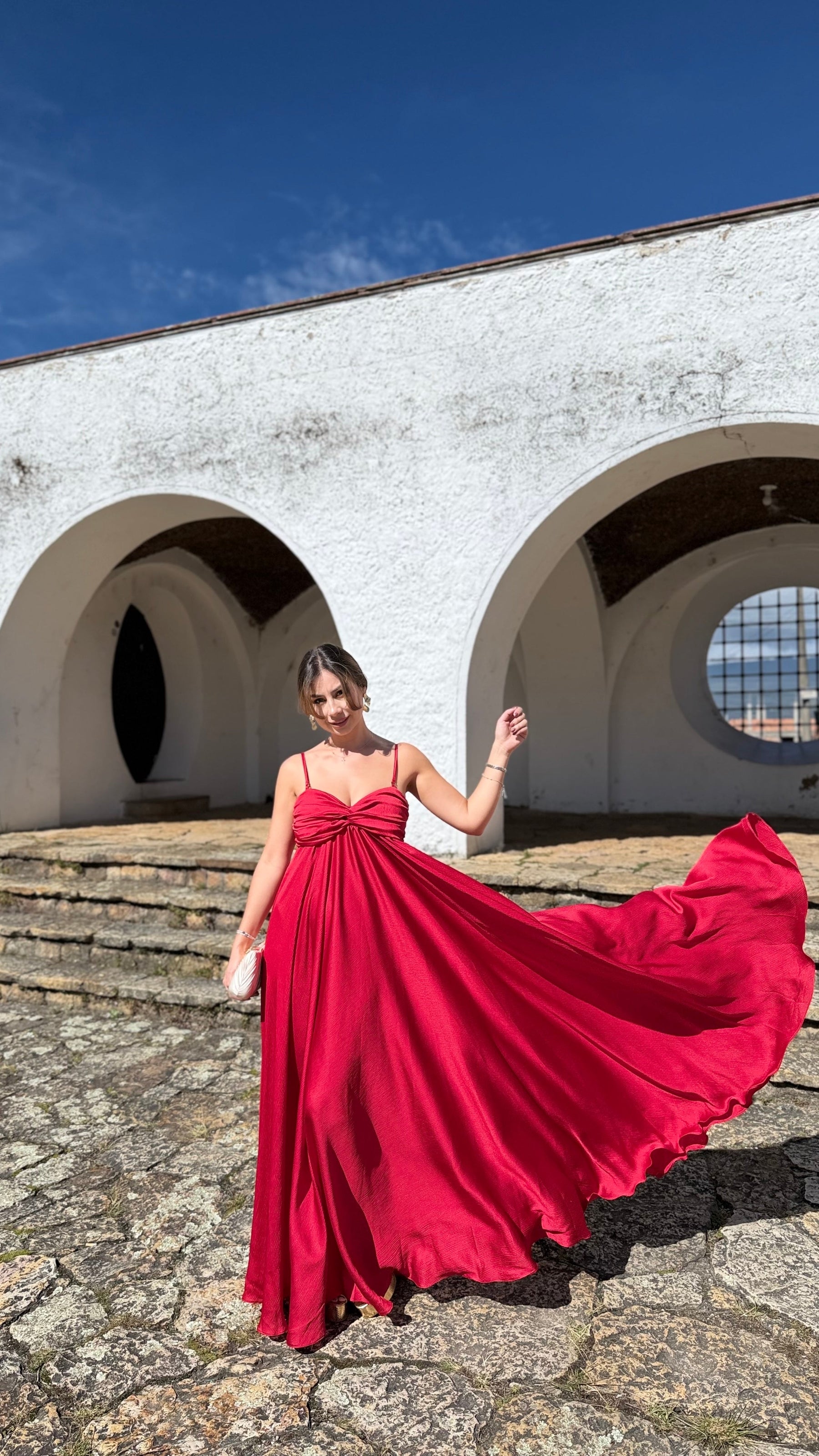 Vestido Princesa Rojo