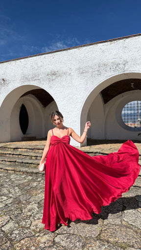 Vestido Princesa Rojo