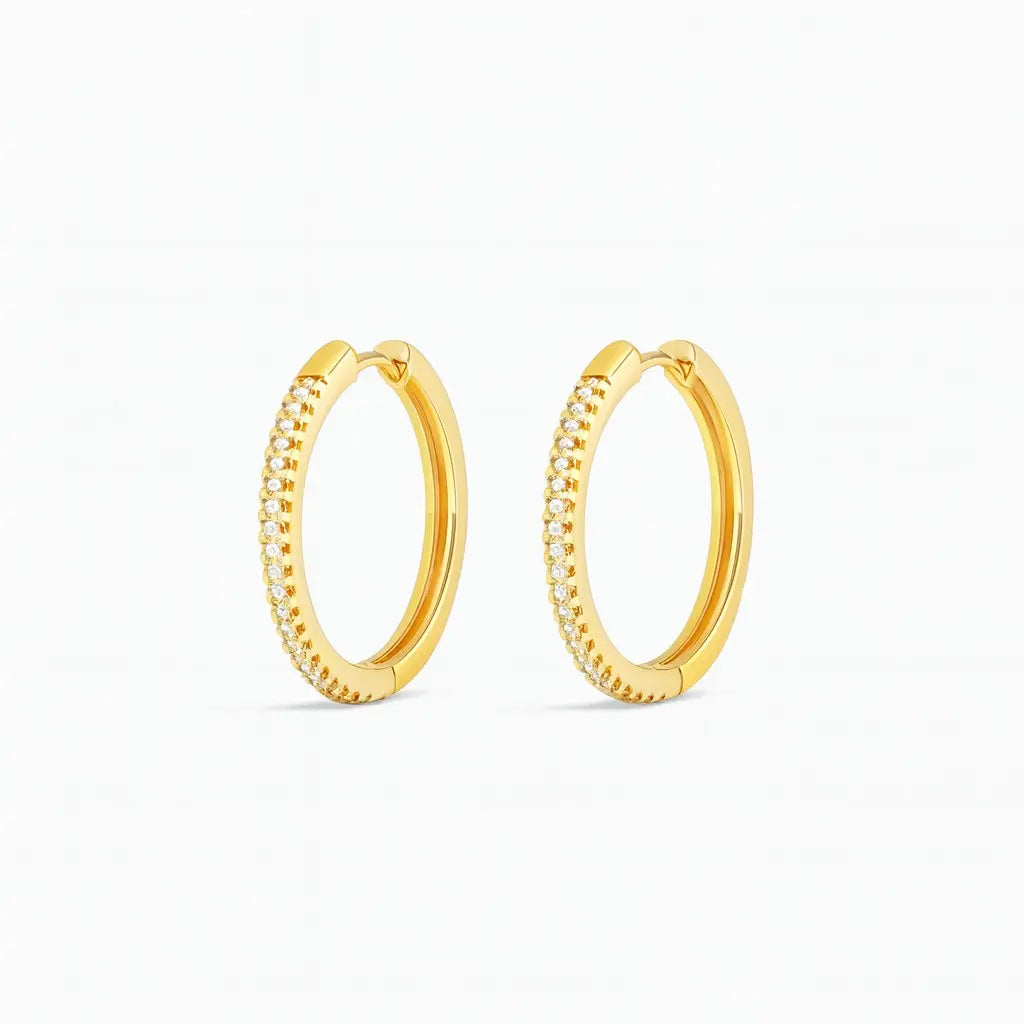 The Luminelle Pavé Hoops