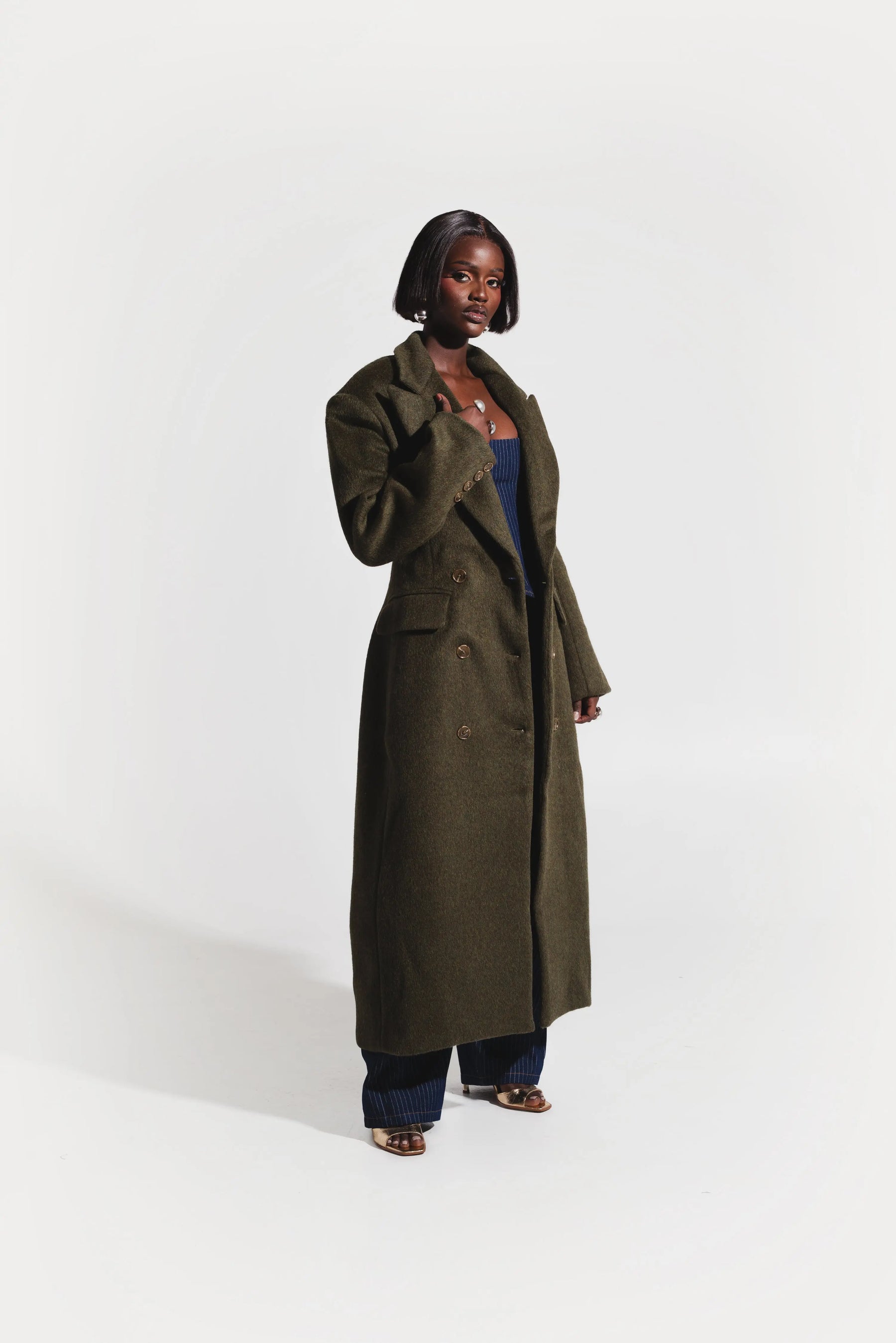 Iman Wool Long Jacket