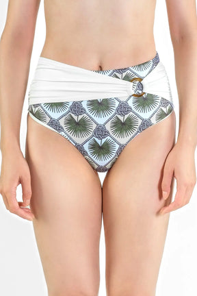 Palm Mirage High-Rise Bikini Bottom