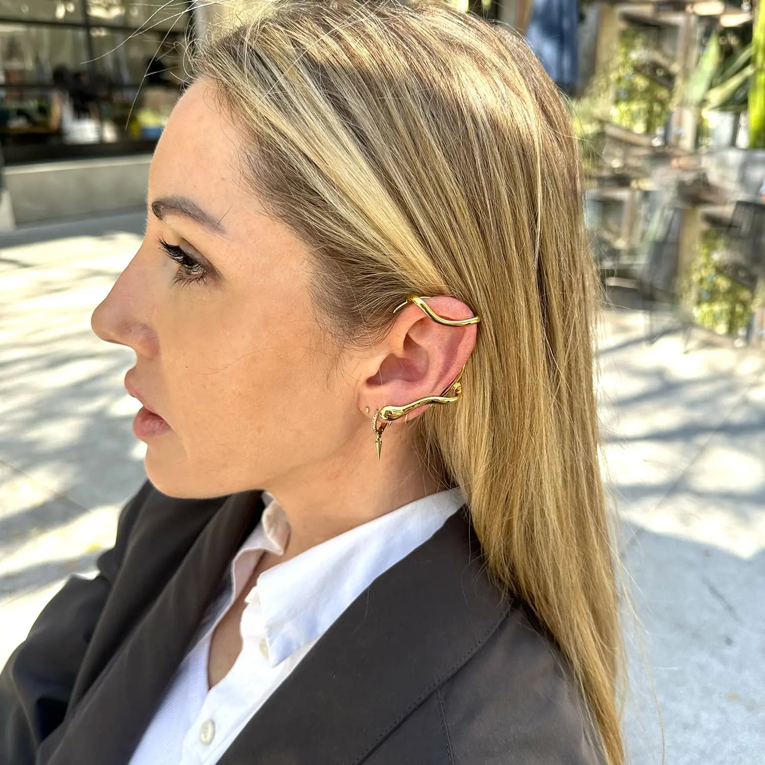 Modern Gold Ear Cuff Luxe