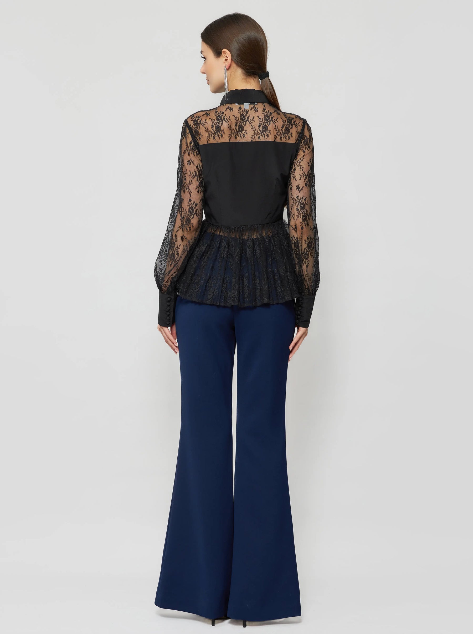 Jessica Flare Crepe Pant