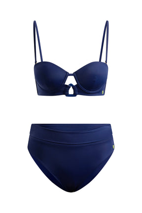 Fold over Midi Brief Navy