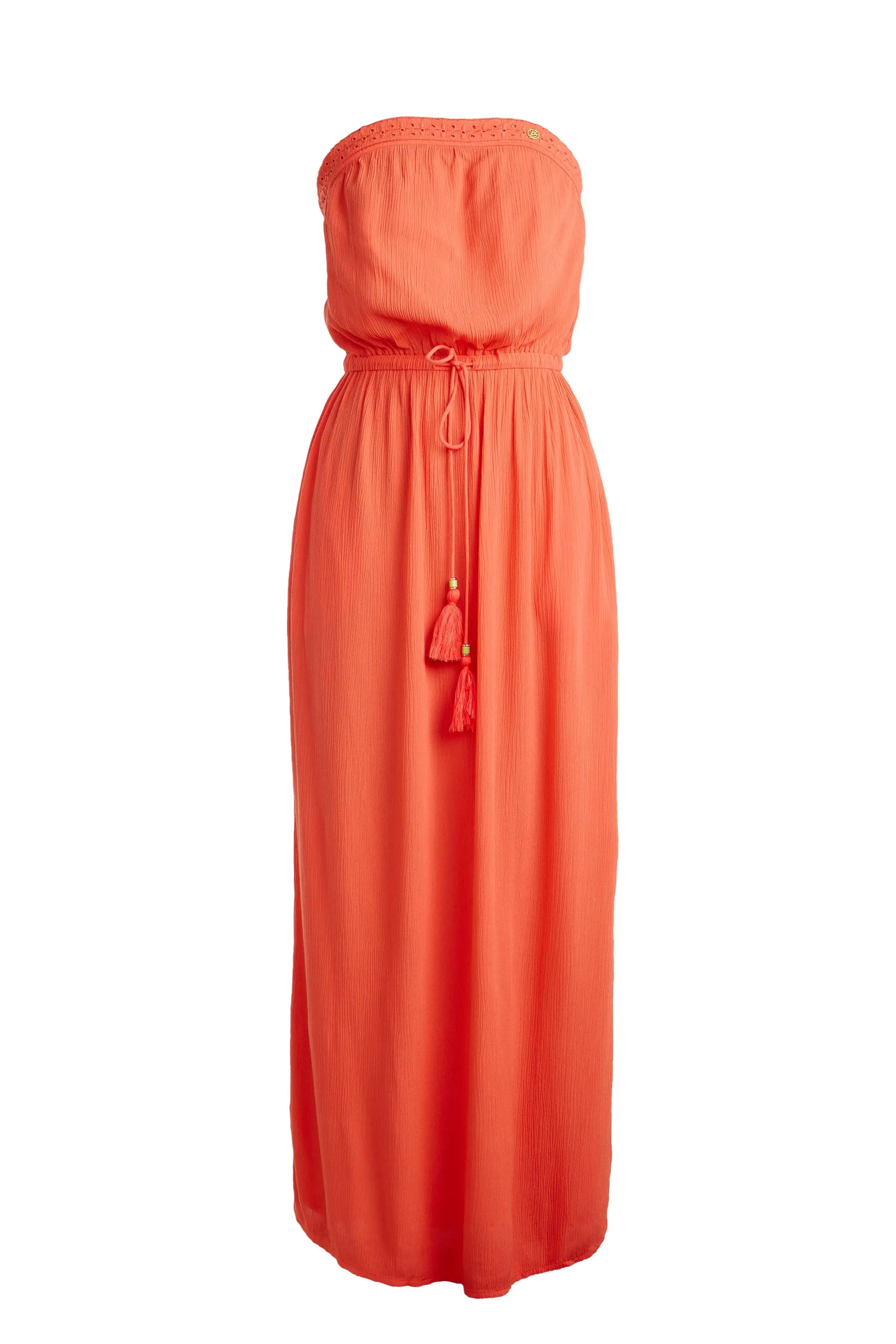 beach dress coral Strapless FALL23 KHAITE Pim Dress in 59 Bust Size:Small - Medium