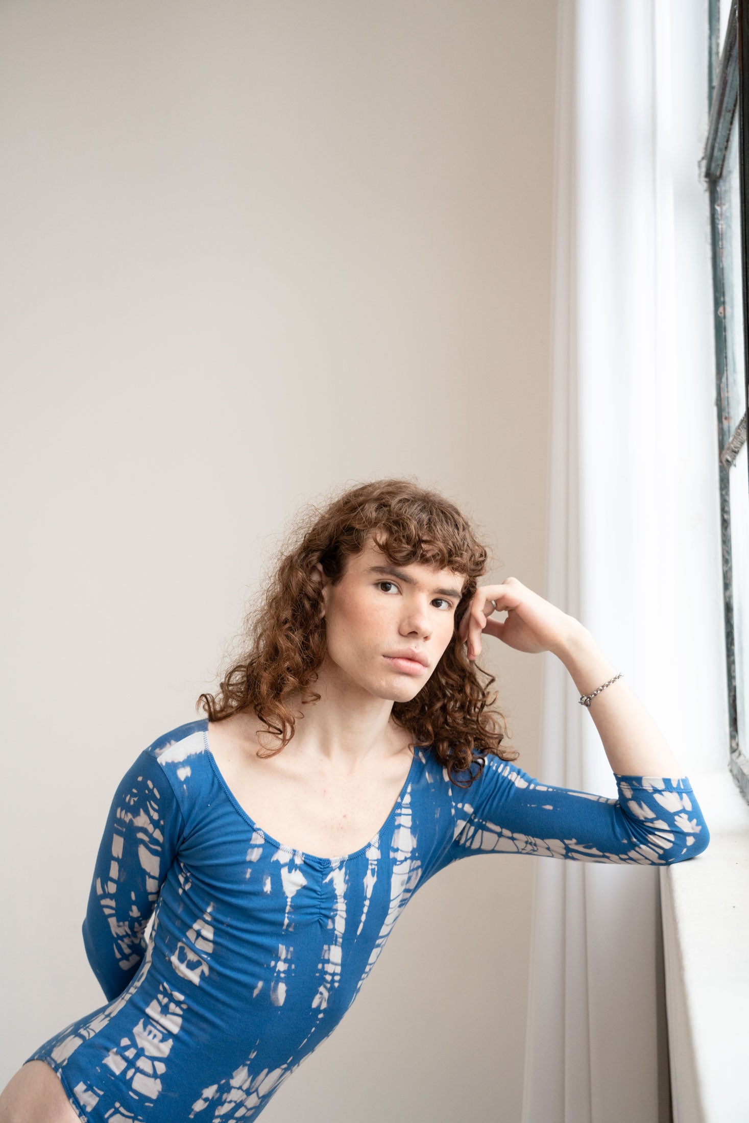 Bodysuit Elo Tie-dye  in Blue