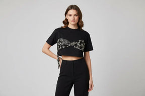 Cropped Lace Bikini T-shirt