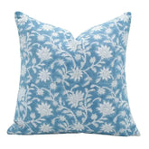 Artisan Handmade Block Thick Cotton White Pillow Cover - Aradhna