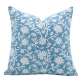 Artisan Handmade Block Thick Cotton White Pillow Cover - Aradhna